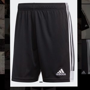 Boys Adidas Aeroready black shorts - size large